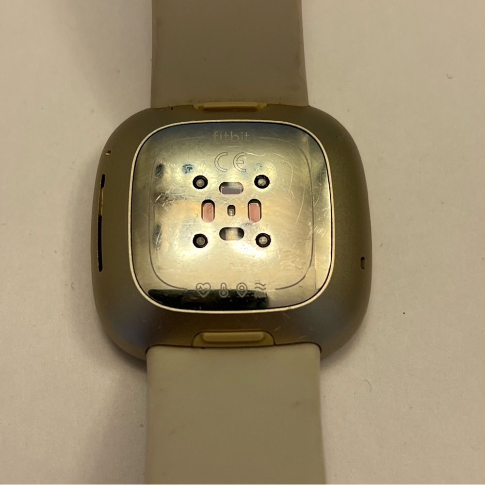 Fitbit Sense Advanced, Gold Case, White Band, Tested, Charger Included - Picture 9 of 9